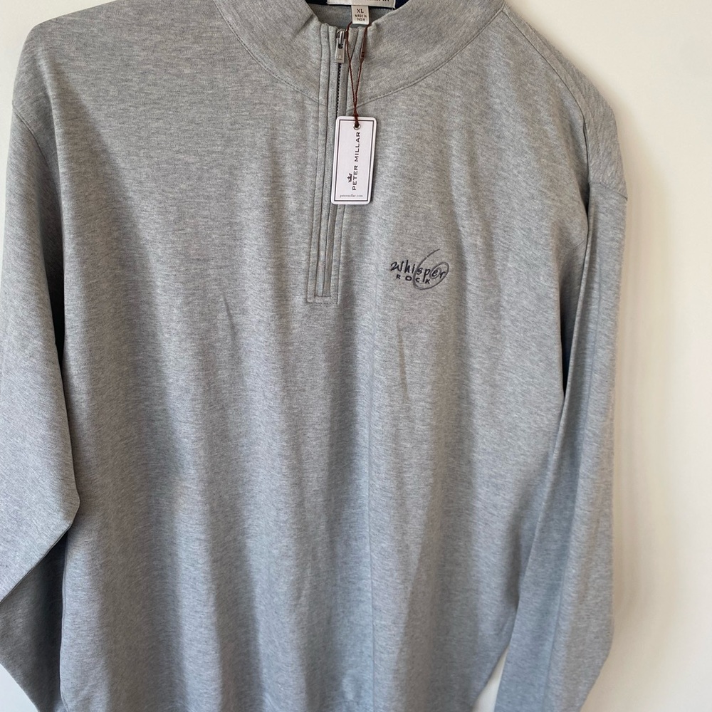 WHISPER ROCK GOLF CLUB LOGO PETER MILLAR XL 1/4 ZIP